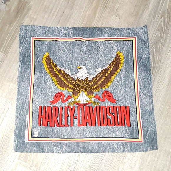 Harley-Davidson Accessories - Vintage Harley Davidson scarf cotton blend